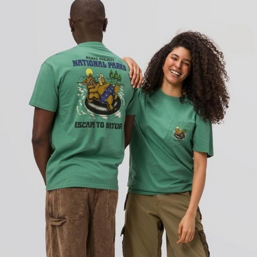 Parks Project Escape to Nature Bear Float Pocket Tee